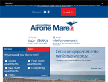 Tablet Screenshot of aironemare.it